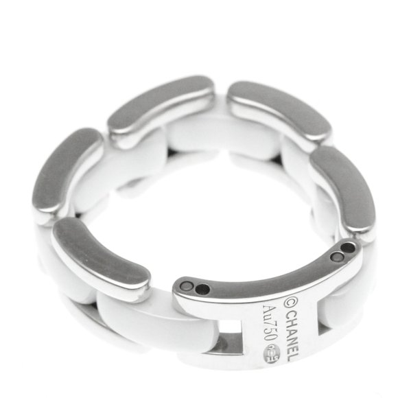 CHANEL 18k White Gold Ring - Picture 9 of 9